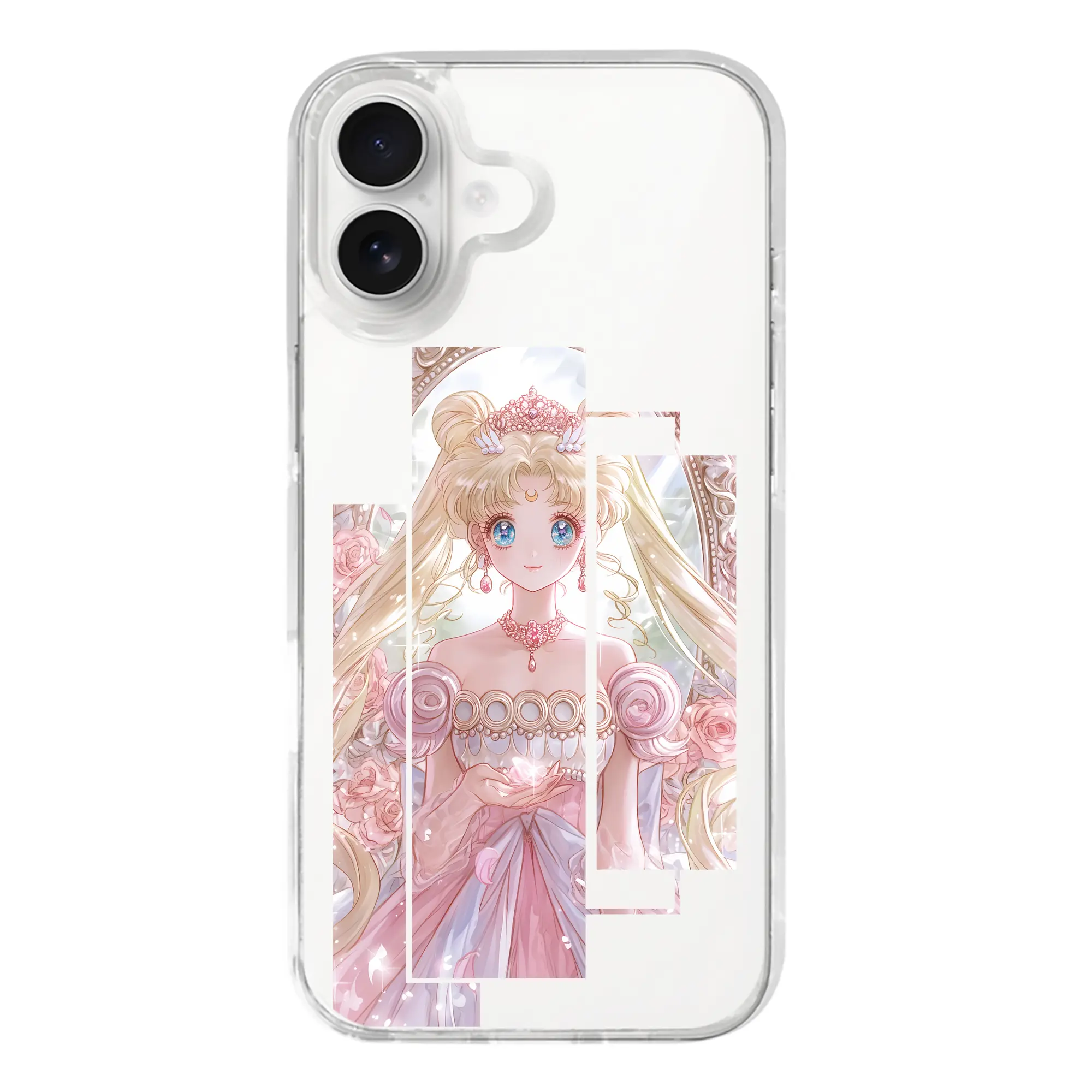 美少女戦士セーラームーン グッズ 月野 うさぎ - iPhone 17シリーズ 透明スマホケース – 薄型・耐衝撃・精密フィット保護カバー